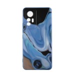 Capac Protectie Spate Colectia Soft Waves Pentru Xiaomi 12 Lite 5G - Albastru