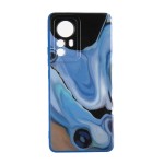 Capac Protectie Spate Colectia Soft Waves Pentru Xiaomi 12 Pro 5G - Albastru