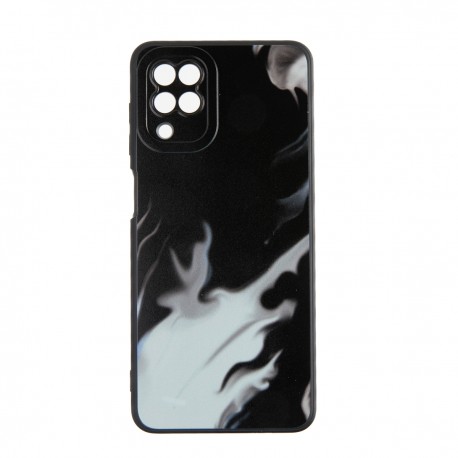 Capac Protectie Spate Colectia Soft Waves Pentru Samsung Galaxy A12 - Negru