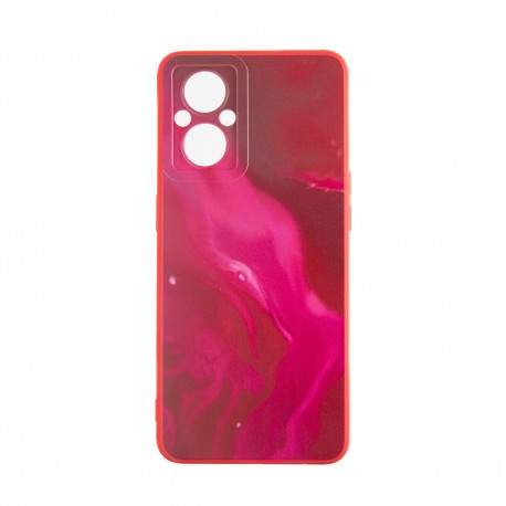 Capac Protectie Spate Colectia Soft Waves Pentru Oppo Reno 7 Lite 5G - Rosu