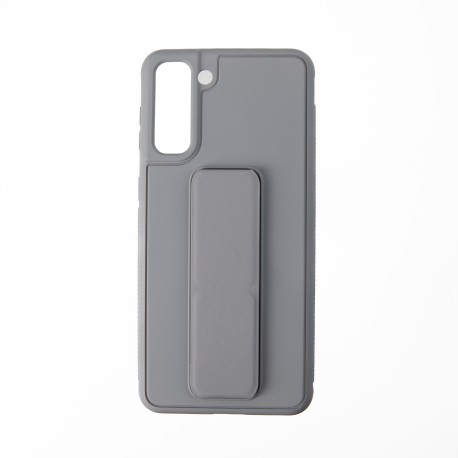 Capac Protectie Spate Colectia Stand Pentru Samsung Galaxy S21 Plus - Gri Deschis