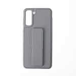 Capac Protectie Spate Colectia Stand Pentru Samsung Galaxy S21 Plus - Gri Deschis