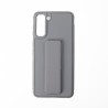 Capac Protectie Spate Colectia Stand Pentru Samsung Galaxy S21 Plus - Gri Deschis