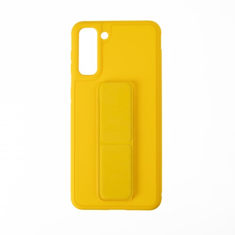 Capac Protectie Spate Colectia Stand Pentru Samsung Galaxy S21 Plus - Galben