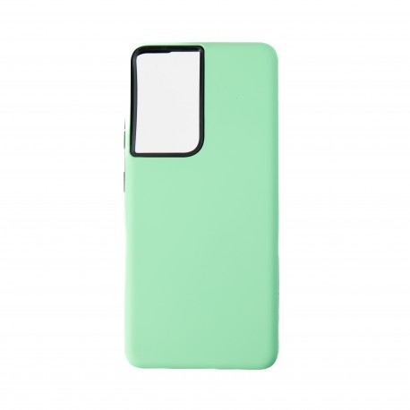 Capac Protectie Spate Colectia Colourful Pentru Samsung Galaxy S21 Ultra - Lime