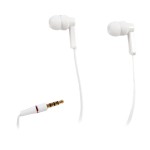 Casti stereo cu fir Albe