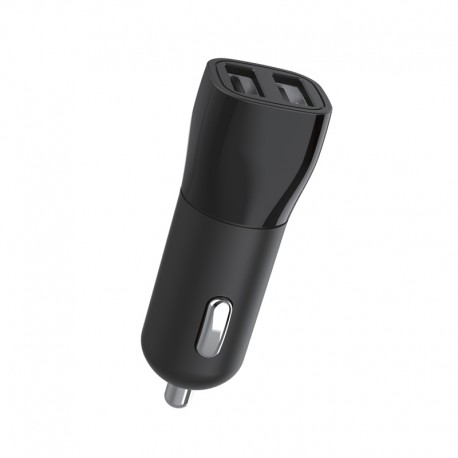 Incarcator Auto Cellara 3.4a Dual Usb A 2.4a + Usb A 2.4a - Negru