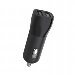 Incarcator Auto Cellara 3.4a Dual Usb A 2.4a + Usb A 2.4a - Negru