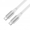 Cablu De Date Borofone Bx82 Type C - Type C 1m 60w - Alb