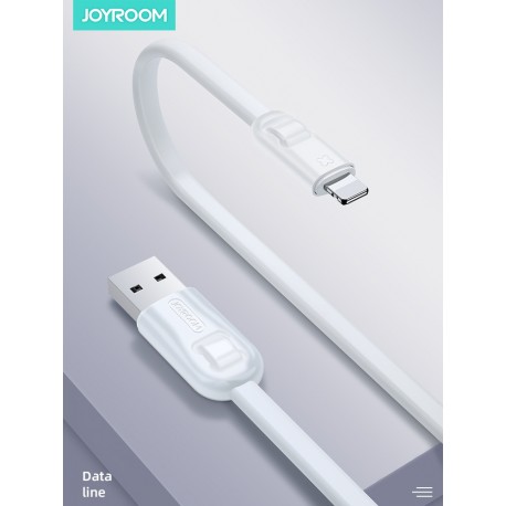 Cablu De Date Joyroom S-1030m1 Lightning Connector  1m 3a - Alb
