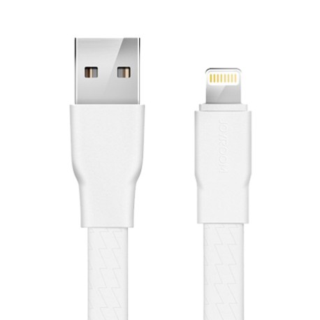 Cablu De Date Joyroom S-l127 Lightning Connector Din Aliaj Titan 1.2m 2.4a - Alb