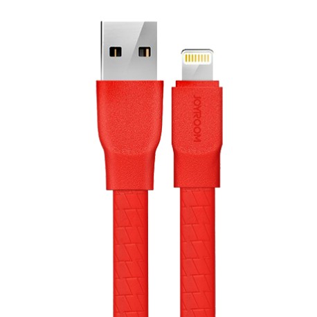 Cablu De Date Joyroom S-l127 Lightning Connector Din Aliaj Titan 1.2m 2.4a - Rosu