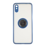 Capac Protectie Spate Colectia Soft Shape With Ring Pentru Xiaomi Redmi 9a/9at - Albastru