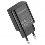 Incarcator Retea Borofone A65a Usb C Pd 20w - Negru