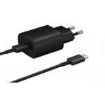 Incarcator Retea Samsung 25w Cu Usb C Si Cablu De Date Type - Type C - Negru