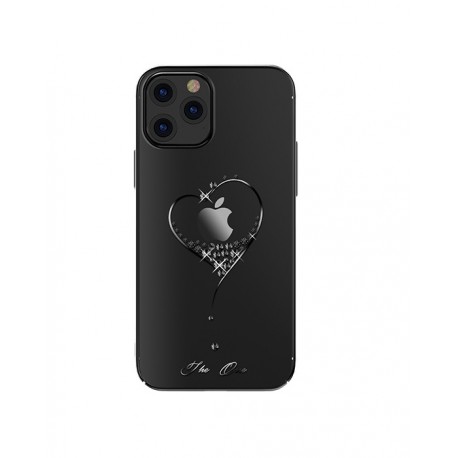 Capac Protectie Spate Kingxbar Cu Cristale Swarovski Colectia Wish Pentru iPhone 12 Pro Max - Negru