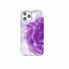 Capac Protectie Spate Kingxbar Cu Cristale Swarovski Colectia Peony Pentru iPhone 12 Pro Max - Violet