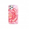 Capac Protectie Spate Kingxbar Cu Cristale Swarovski Colectia Peony Pentru iPhone 12 Pro Max - Rosu