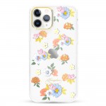 Capac Protectie Spate Kingxbar Cu Cristale Swarovski Colectia Rose Pentru iPhone 12 Pro Max - Portocaliu