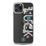 Capac Protectie Spate Kingxbar Cu Cristale Swarovski Colectia Lucky Pentru iPhone 12/12 Pro - Luck