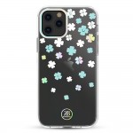 Capac Protectie Spate Kingxbar Cu Cristale Swarovski Colectia Lucky Pentru iPhone 12/12 Pro - Clover