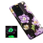 Capac Protectie Spate Kingxbar Cu Cristale Swarovski Colectia Spring Pentru Samsung S20 Ultra - Flower