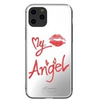 Capac Protectie Spate Kingxbar Tip Oglinda Cu Cristale Swarovski Colectia Angel Pentru iPhone 11 Pro Max - Angel