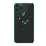 Capac Protectie Spate Kingxbar Cu Cristale Swarovski Colectia Wish Pentru iPhone 11 Pro Max - Verde