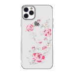 Capac Protectie Spate Kingxbar Cu Cristale Swarovski Colectia Fairy Pentru iPhone 11 Pro Max - Argintiu