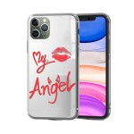 Capac Protectie Spate Kingxbar Tip Oglinda Cu Cristale Swarovski Colectia Angel Pentru iPhone 11 Pro - Angel