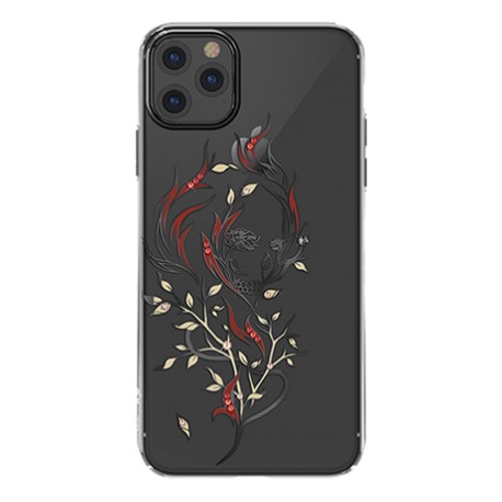 Capac Protectie Spate Kingxbar Cu Cristale Swarovski Colectia Fairy Pentru iPhone 11 Pro - Negru