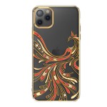 Capac Protectie Spate Kingxbar Cu Cristale Swarovski Colectia Flying Pentru iPhone 11 - Auriu