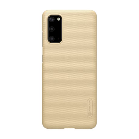 Capac Protectie Spate Nillkin Super Frosted Shield Pentru Samsung S20 - Auriu