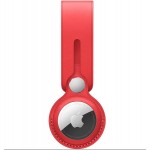 Airtag Apple Din Piele Loop - Rosu