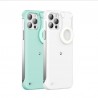 Capac Protectie Spate Pc+tpu Selfie Ring Light Pentru iPhone 11 - Alb