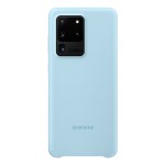 H Capac Protectie Spate Samsung Din Silicon Pentru Samsung Galaxy S20 Ultra - Albastru