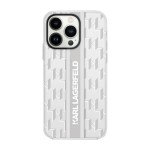 Capac Protectie Spate Karl Lagerfeld Pentru Iphone 14 Plus Mono Vertical Stripe - Gri