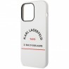 Capac Protectie Spate Karl Lagerfeld Din Silicon Magsafe Pentru Iphone 14 Pro Rue Saint Guillaume - Alb
