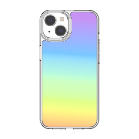 Capac Protectie Spate Cellara Colectia Rainbow Pentru iPhone 14 Max - Transparent