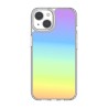 Capac Protectie Spate Cellara Colectia Rainbow Pentru iPhone 14 - Transparent