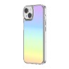 Capac Protectie Spate Cellara Colectia Rainbow Pentru iPhone 14 - Transparent