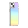 Capac Protectie Spate Cellara Colectia Rainbow Pentru iPhone 14 - Transparent