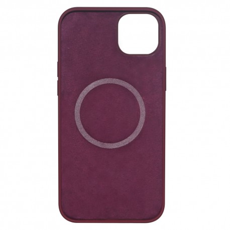 Capac Protectie Spate Cellara Din Silicon Colectia Soft Magsafe Pentru iPhone 14 Max - Visiniu