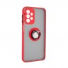 Capac Protectie Spate Colectia Soft Shape With Ring Pentru Samsung Galaxy A23 5g - Rosu