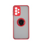 Capac Protectie Spate Colectia Soft Shape With Ring Pentru Samsung Galaxy A23 5g - Rosu