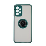 Capac Protectie Spate Colectia Soft Shape With Ring Pentru Samsung Galaxy A23 5G - Verde