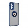 Capac Protectie Spate Colectia Soft Shape With Ring Pentru Samsung Galaxy A23 5G - Albastru