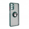 Capac Protectie Spate Colectia Soft Shape With Ring Pentru Samsung Galaxy A04S 4G/A13 5G - Verde