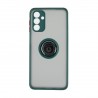Capac Protectie Spate Colectia Soft Shape With Ring Pentru Samsung Galaxy A04S 4G/A13 5G - Verde
