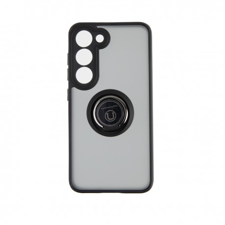 Capac Protectie Spate Colectia Soft Shape With Ring Pentru Samsung Galaxy S23 - Negru